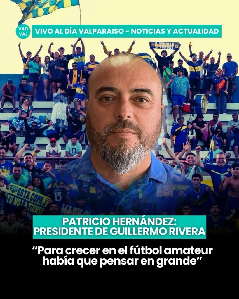 “Para crecer en el Futbol Amateur hay que pensar en grande”: Patricio Hernández, presidente de Club Guillermo&nbsp;Rivera