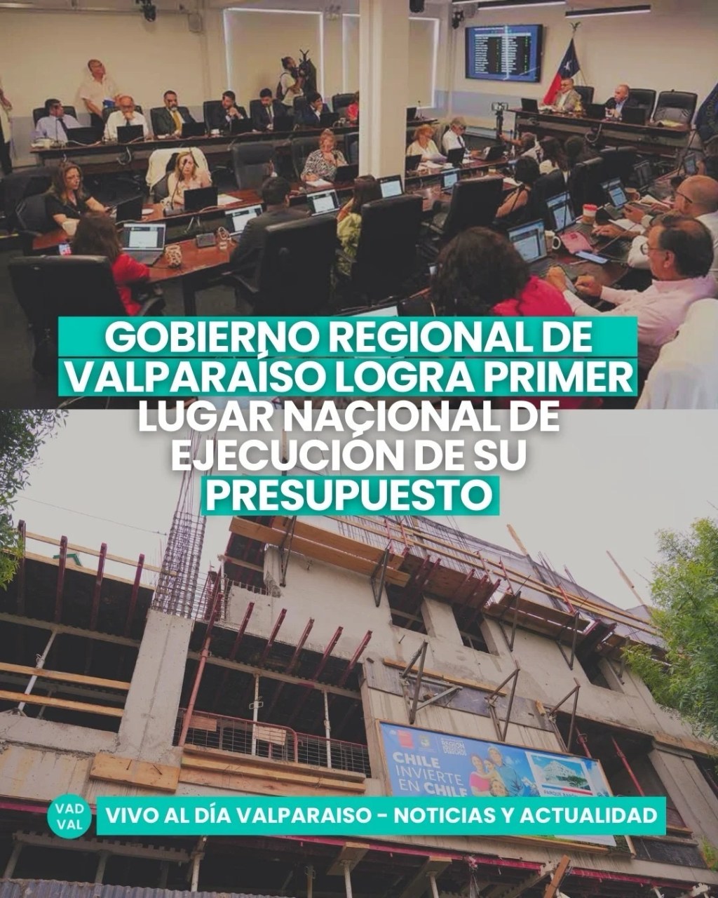 Gobierno Regional de Valparaíso logra primer lugar nacional el ejecución se su&nbsp;presupuesto