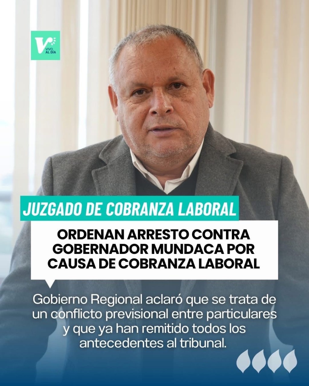 Ordenan arresto contra gobernador Mundaca por causa de cobranza&nbsp;laboral