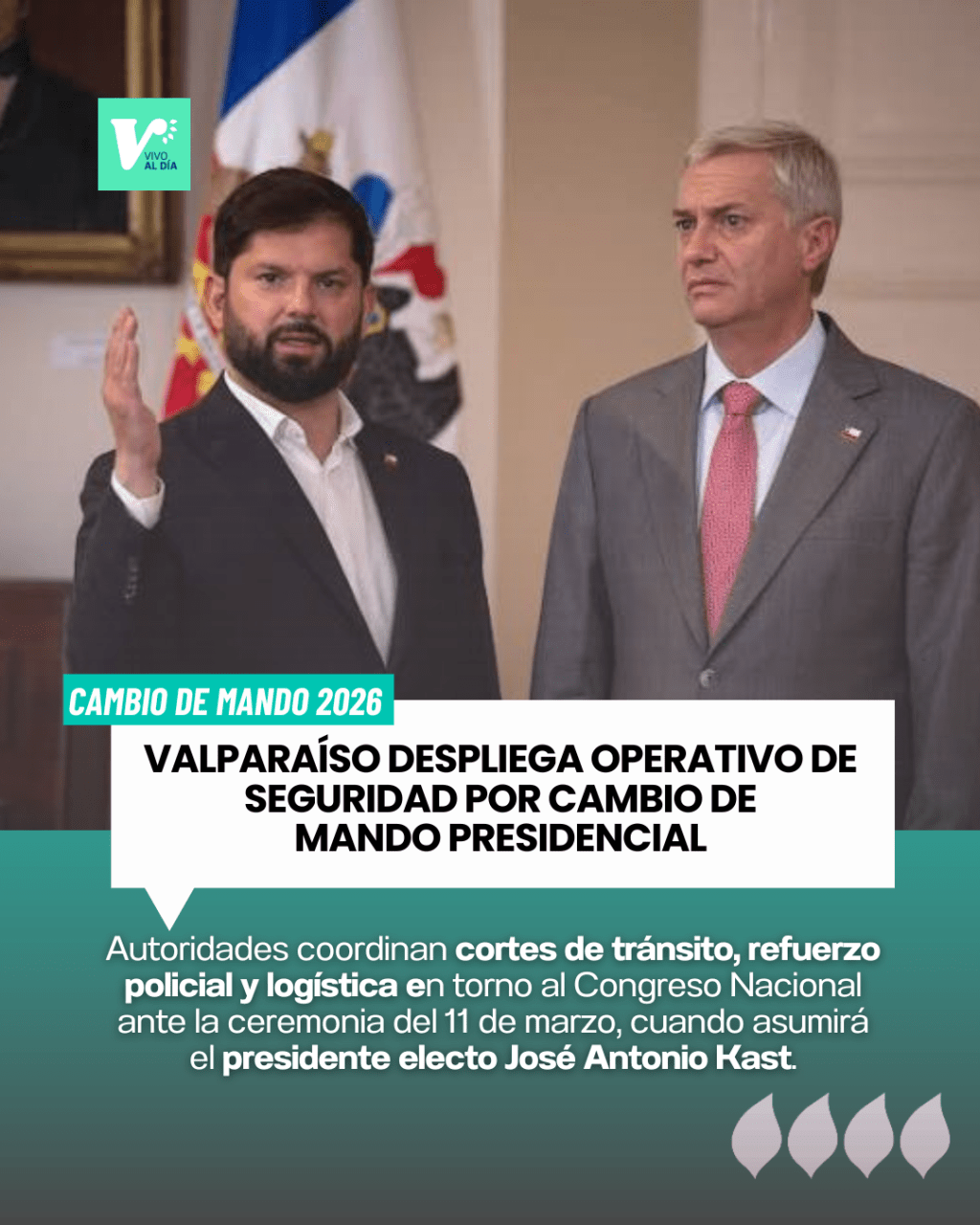 Valparaíso despliega operativo de seguridad por cambio de mando&nbsp;presidencial